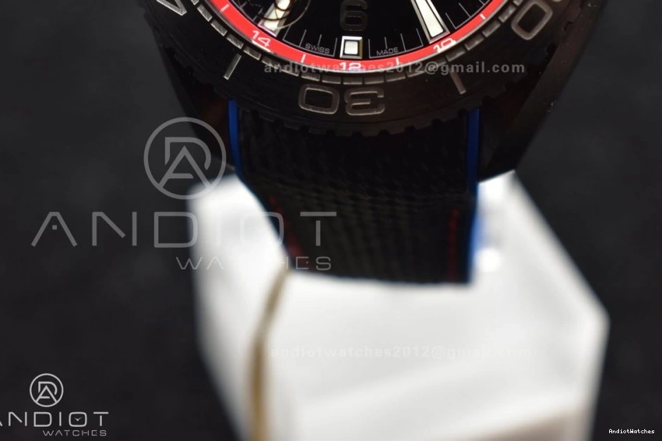 45.5mm on Strap Black 1:1 Ocean 1008 A8906 Nylon Super Deep Classic Planet Best Real VSF Black Edition Ceramic Clone 0119